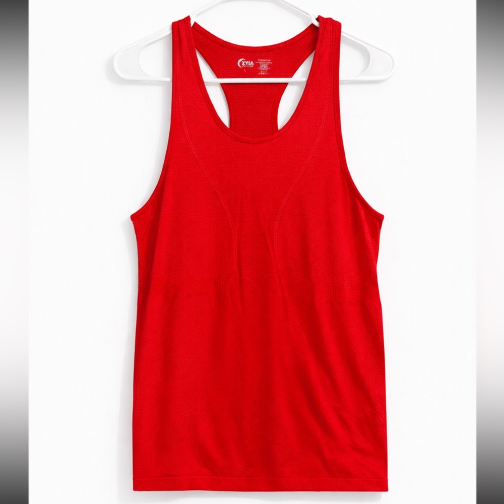 Zyia Active Red Racerback Athletic Tank Top Women’s Size L